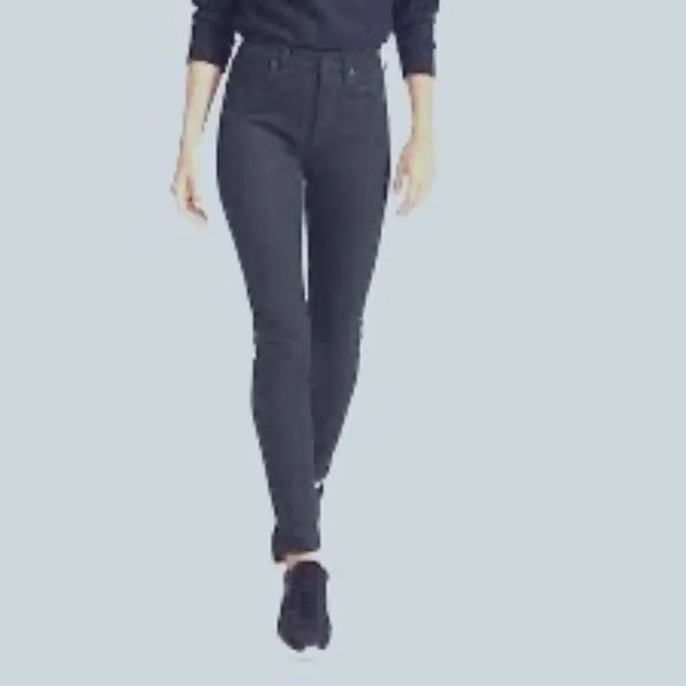 Everlane High Rise Black Ankle Jeans Size 27